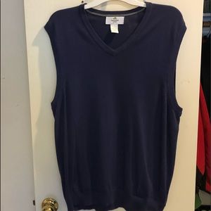 VTG Tom Landry Open Golf Sweater Navy Vest